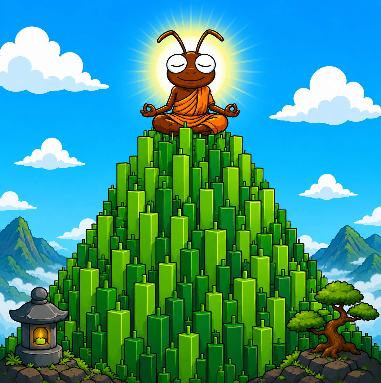Meditating Roach