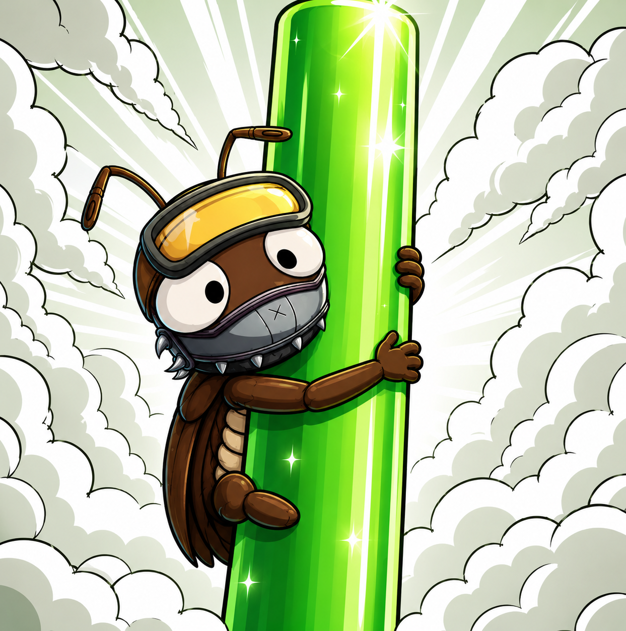 Riding Green Candle